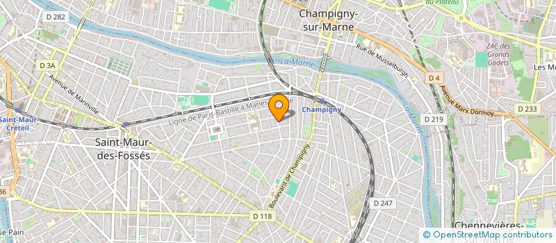 localisation de l'entreprise SUB-IMMO à SAINT-MAUR-DES-FOSSES