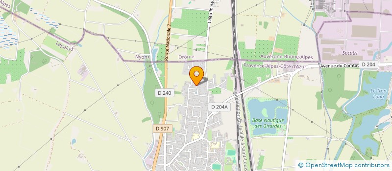 localisation de l'entreprise SUB'IMMO  LAPALUD