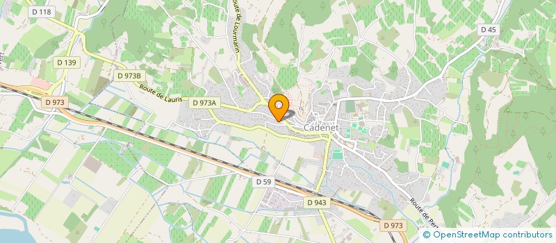 localisation de l'entreprise SUB IMMO PROVENCE  CADENET