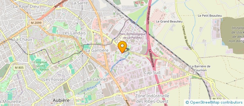 localisation de l'entreprise SUB LA PARDIEU  CLERMONT-FERRAND