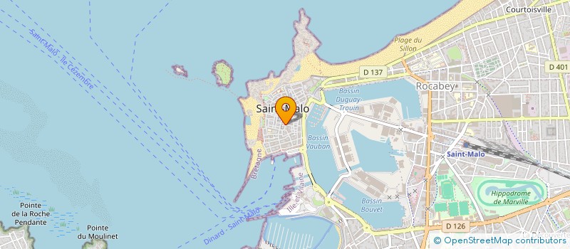 localisation de l'entreprise SUB MALO à SAINT-MALO