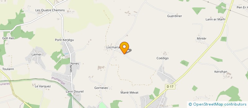 localisation de l'entreprise SUB-MARINE  PLUMERGAT