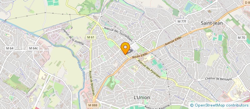 localisation de l'entreprise SUB-MONTAUDRAN  PIN-BALMA