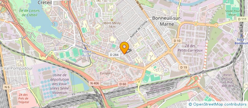 localisation de l'entreprise SUB N FUN à CRETEIL