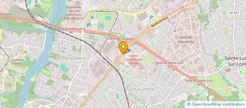 localisation de l'entreprise SUB PARIDIS à NANTES