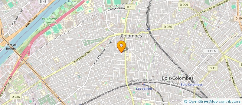 localisation de l'entreprise SUB PARTNERS à COLOMBES