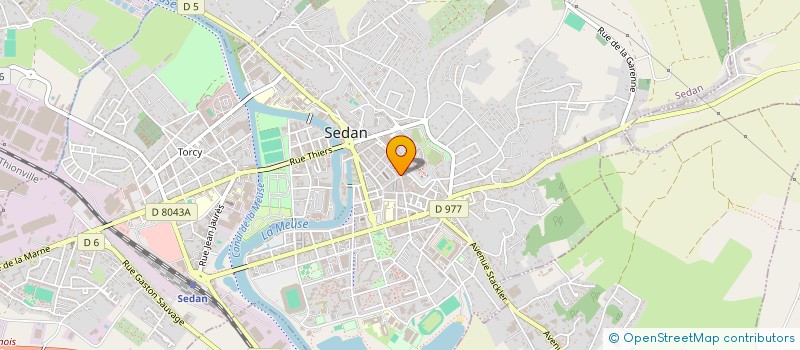 localisation de l'entreprise SUB SEDAN NOUVEL à SEDAN