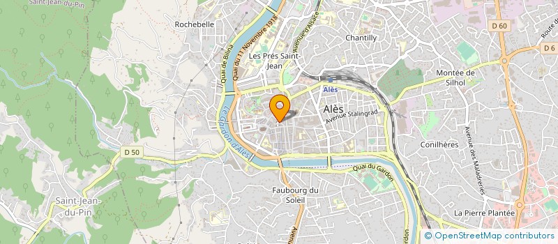 localisation de l'entreprise SUB SHB à ALES
