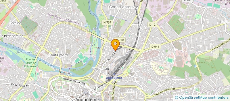 localisation de l'entreprise SUB SIGNAL 199 à ANGOULEME
