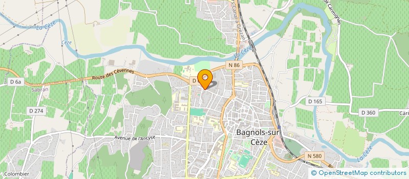 localisation de l'entreprise SUB-SURFACE à BAGNOLS-SUR-CEZE