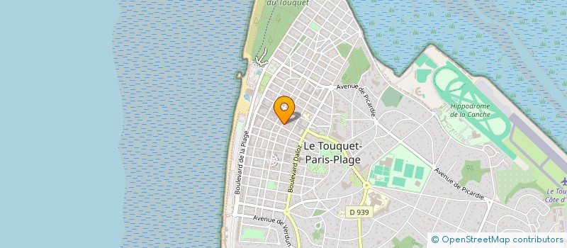 localisation de l'entreprise SUB TOUQUET  LE TOUQUET-PARIS-PLAGE