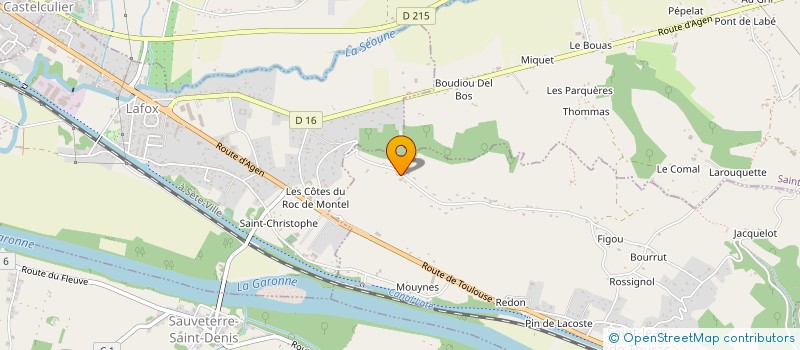 localisation de l'entreprise SUB-UP CONSEIL  SAINT-JEAN-DE-THURAC