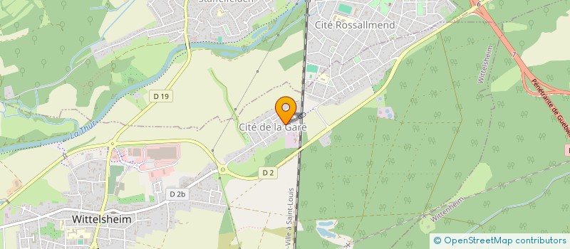 localisation de l'entreprise SUB VERTICAL  WITTELSHEIM