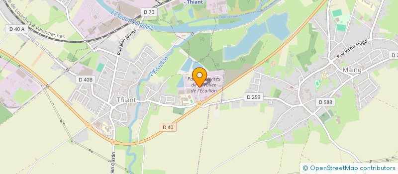 localisation de l'entreprise SUB2CAD  THIANT