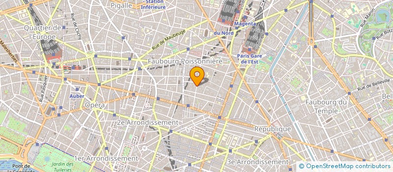 localisation de l'entreprise SUBA à PARIS