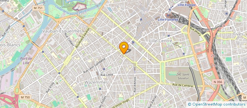 localisation de l'entreprise SUBA à LILLE