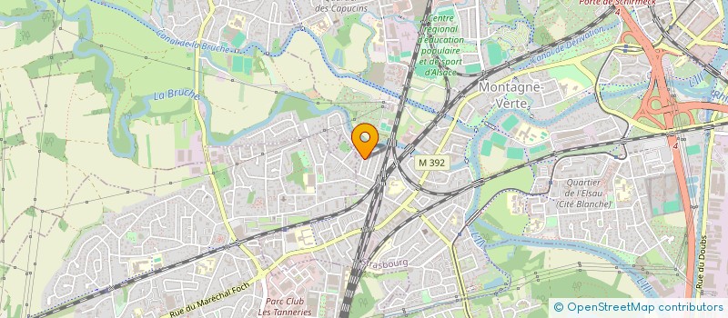 localisation de l'entreprise SUBA  STRASBOURG