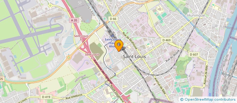 localisation de l'entreprise SUBA PLONGEES LOUIS à SAINT-LOUIS