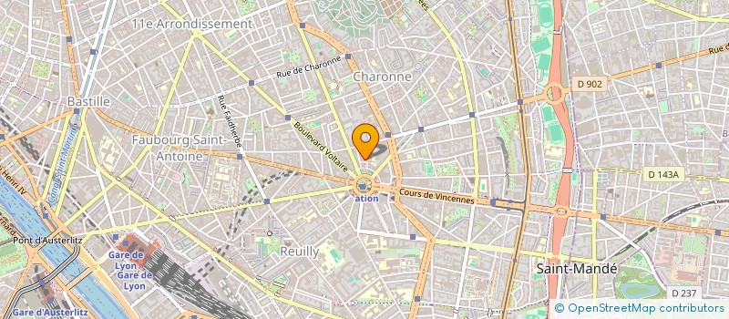 localisation de l'entreprise SUBADO  PARIS