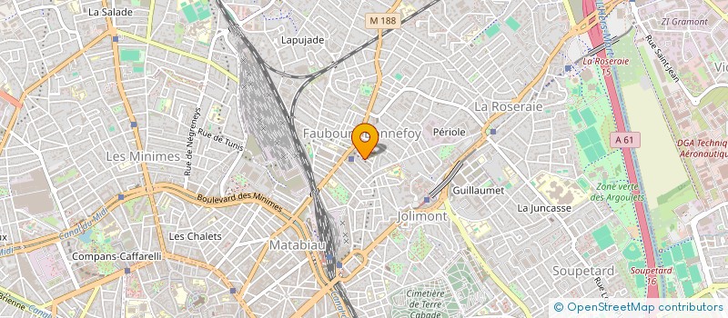 localisation de l'entreprise SUBAK SCANDIA CLUB  TOULOUSE