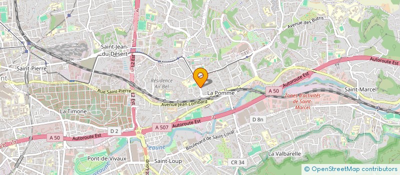 localisation de l'entreprise SUBAQUATIQUE SEVIGNE STE MARGUERITE à MARSEILLE