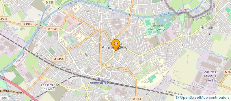 localisation de l'entreprise SUBARM - CONSTITUTION à ARMENTIERES