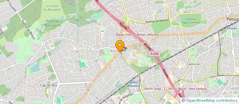 localisation de l'entreprise SUBATLANT  PESSAC