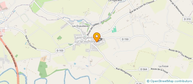 localisation de l'entreprise SUBCREATION à SAINT-QUENTIN-SUR-LE-HOMME