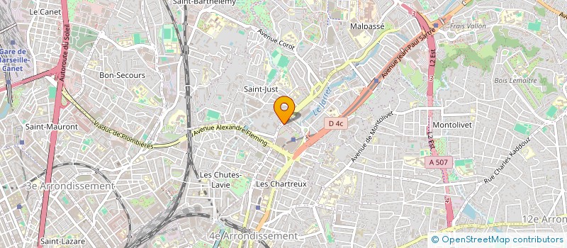 localisation de l'entreprise SUBDOME à MARSEILLE