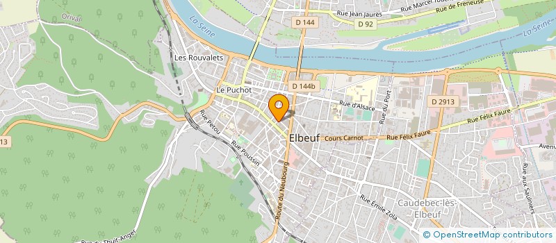 localisation de l'entreprise SUBE PNEURAMA  SAINT-ETIENNE-DU-ROUVRAY