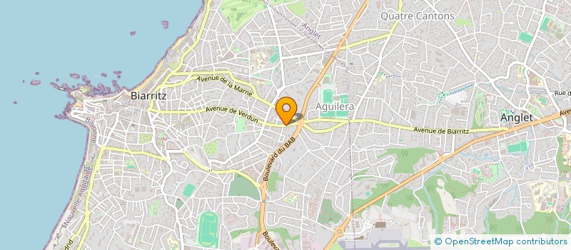 localisation de l'entreprise SUBERO à BIARRITZ