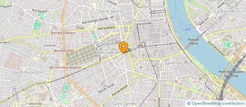 localisation de l'entreprise SUBERVIE ASSURANCES à BORDEAUX