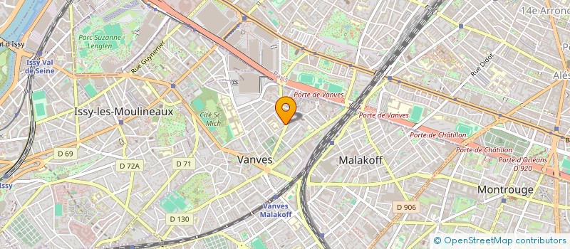 localisation de l'entreprise SUBEX à VANVES