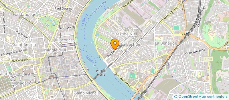 localisation de l'entreprise SUBGARONNE  BORDEAUX