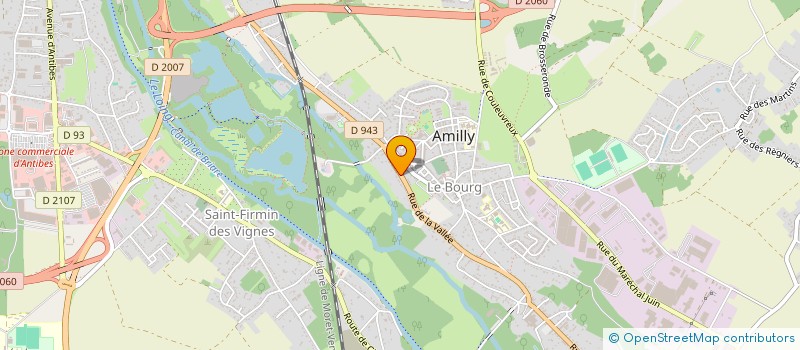 localisation de l'entreprise SUBI  AMILLY
