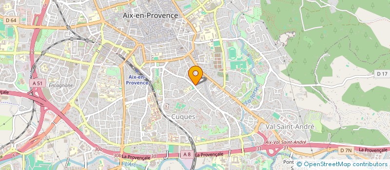 localisation de l'entreprise SUBIACO à AIX-EN-PROVENCE