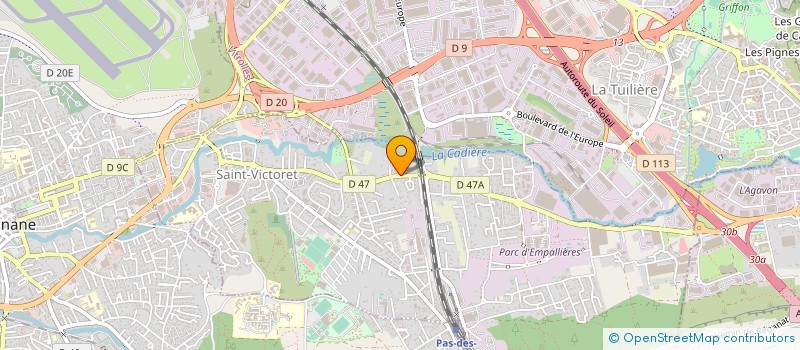 localisation de l'entreprise SUBIMAGO  SAINT-VICTORET