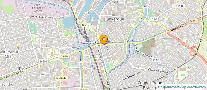 localisation de l'entreprise SUBITO PIZZA à DUNKERQUE