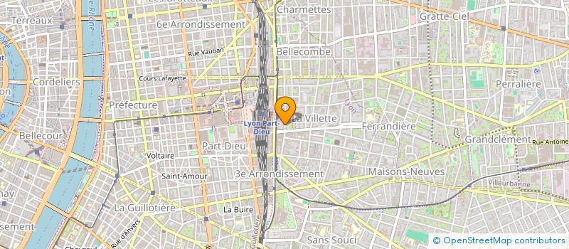 localisation de l'entreprise SUBLAND  LYON