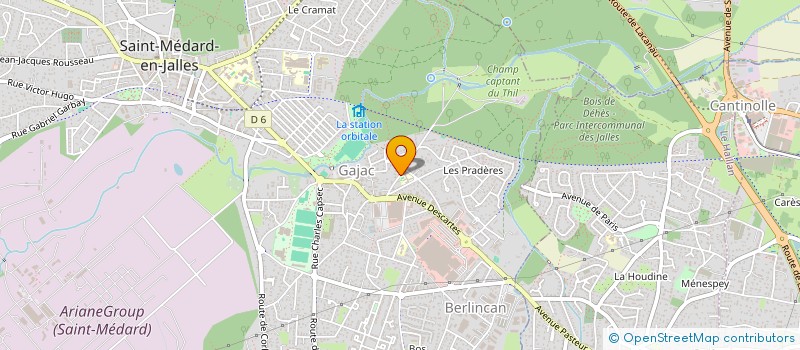 localisation de l'entreprise SUBLEEZ  SAINT MEDARD EN JALLES