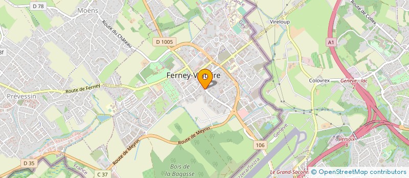 localisation de l'entreprise SUBLET-FURST ET FAUVERGUE à FERNEY-VOLTAIRE