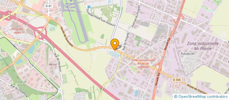 localisation de l'entreprise SUBLET IMPORTATION  SAINT-PRIEST