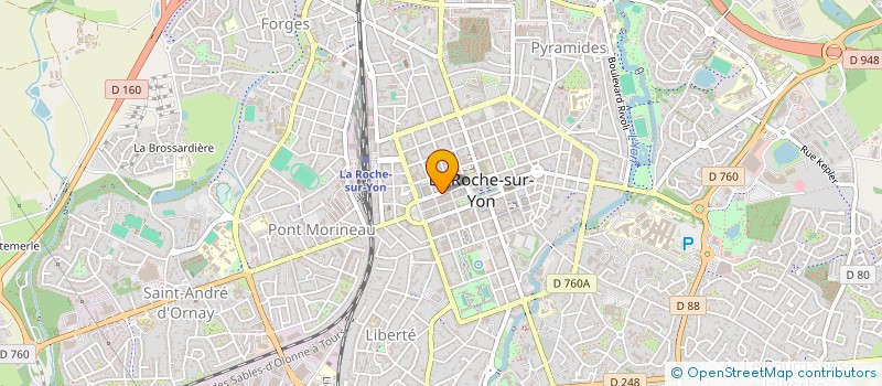 localisation de l'entreprise SUBLI'MEL à LA ROCHE-SUR-YON