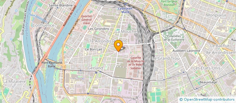 localisation de l'entreprise SUBLI MER  LYON