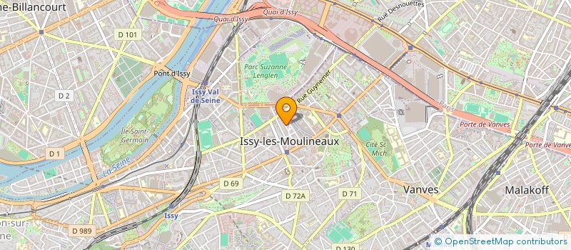 localisation de l'entreprise SUBLIM à ISSY-LES-MOULINEAUX