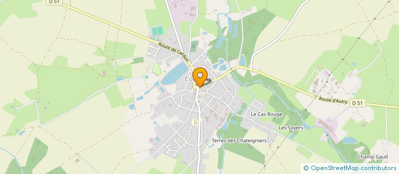 localisation de l'entreprise SUBLIM' BEAUTE à COULLONS