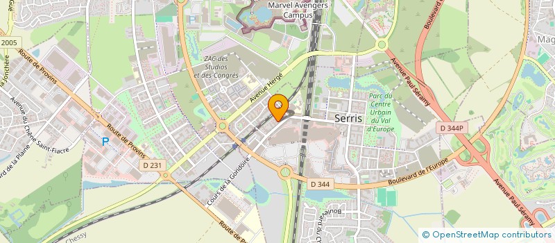 localisation de l'entreprise SUBLIM BEAUTY GOSPEL EVENT  SERRIS