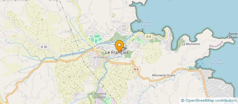 localisation de l'entreprise SUBLIM COIFFURE à LE FRANCOIS