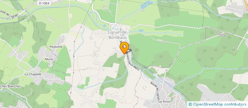 localisation de l'entreprise SUBLIM'DECOR  LIGNAN-DE-BORDEAUX