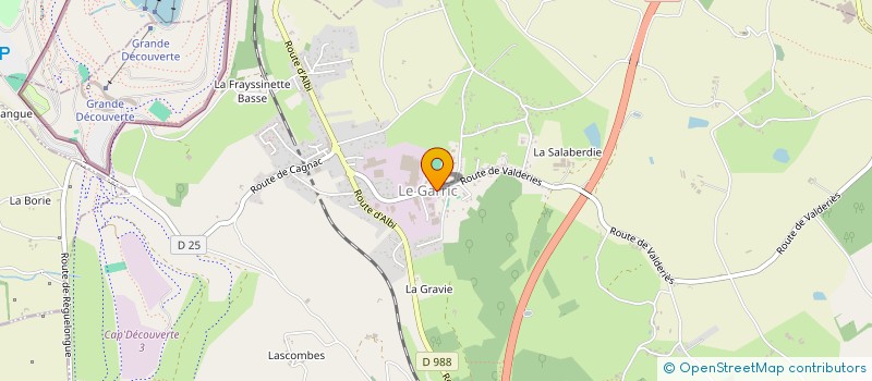 localisation de l'entreprise SUBLIM'EN VERT  LE GARRIC